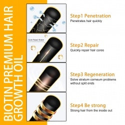 Natural ingredients in biotin oil
