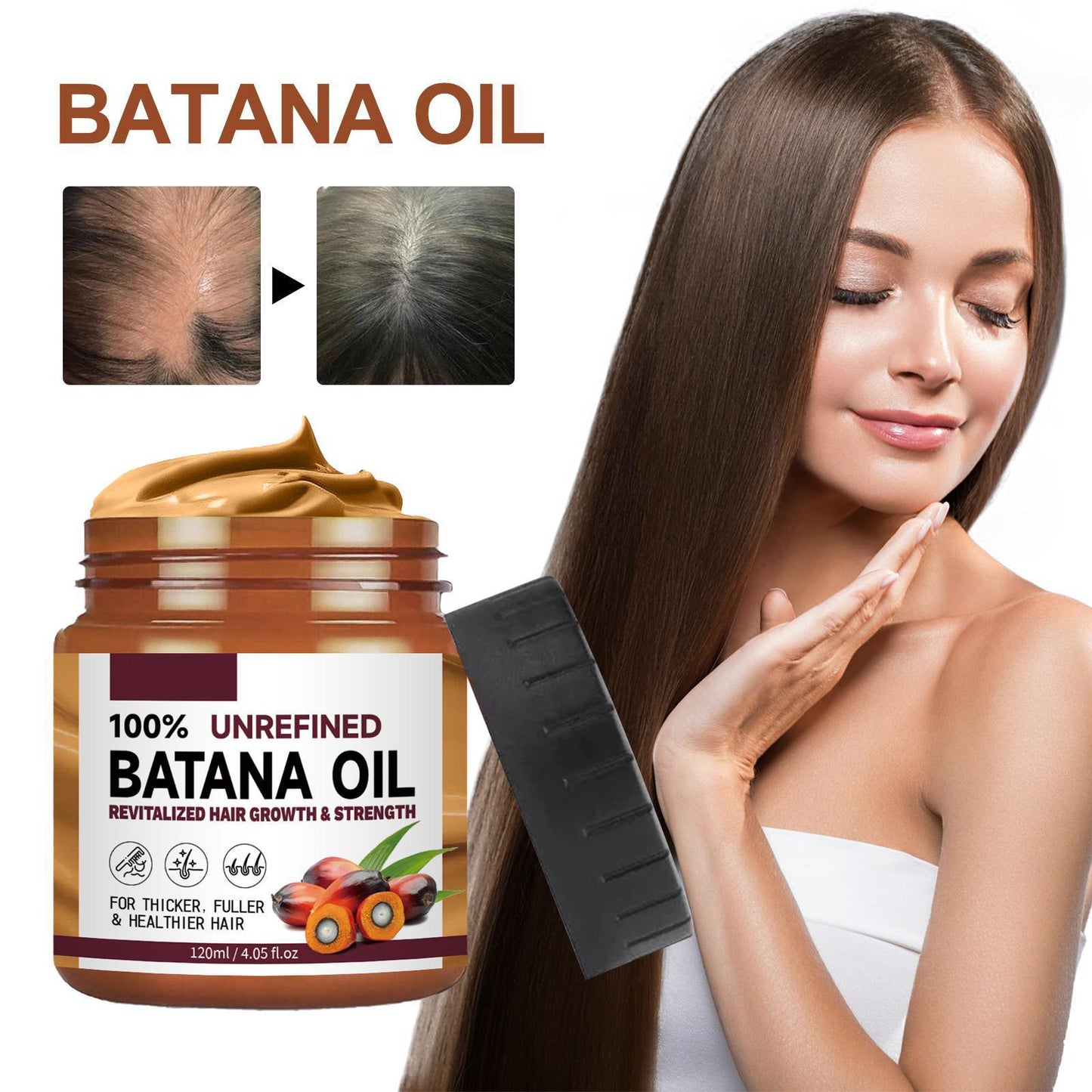 Natural haircare with Batana Oil