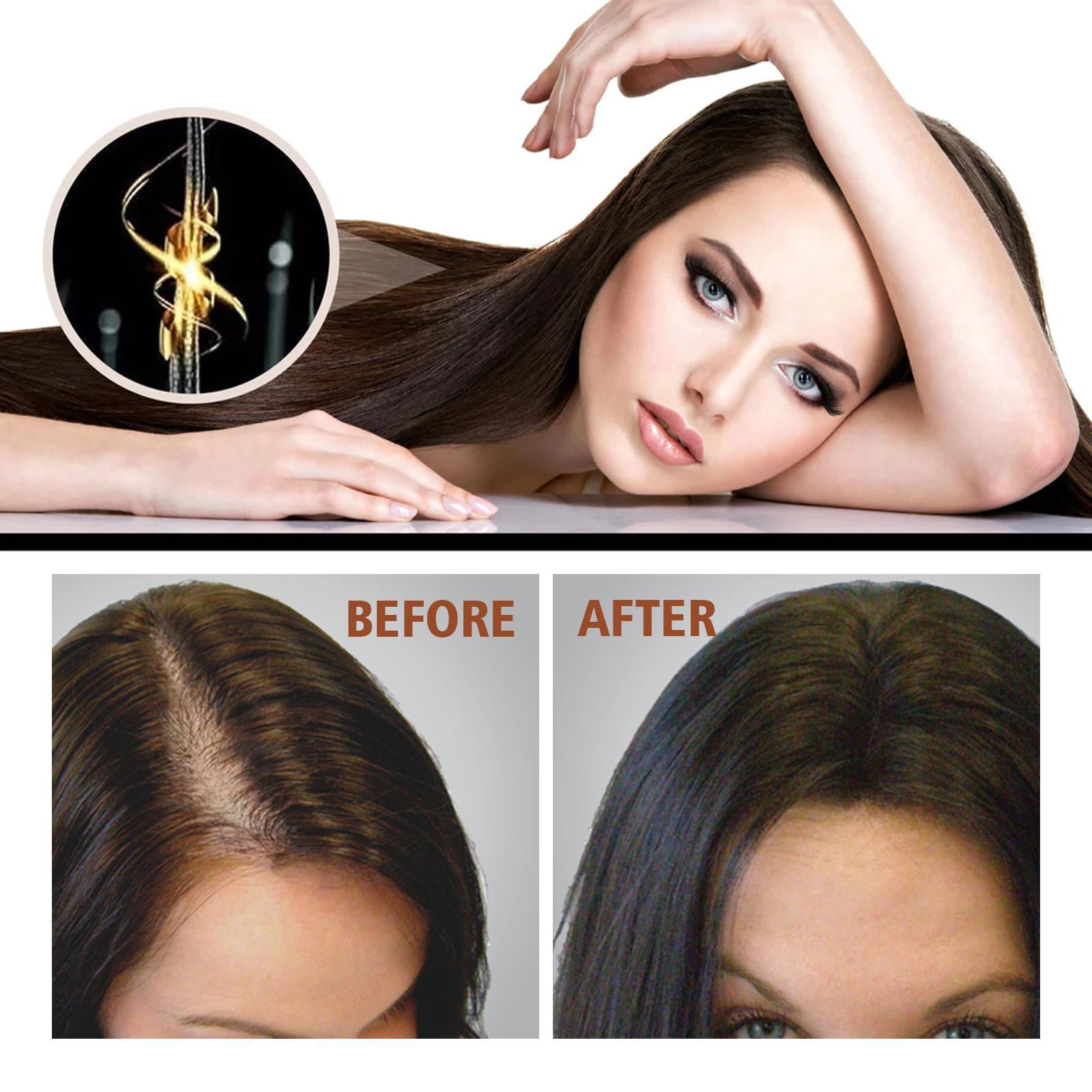 Thick curly hair after Batana Oil treatment