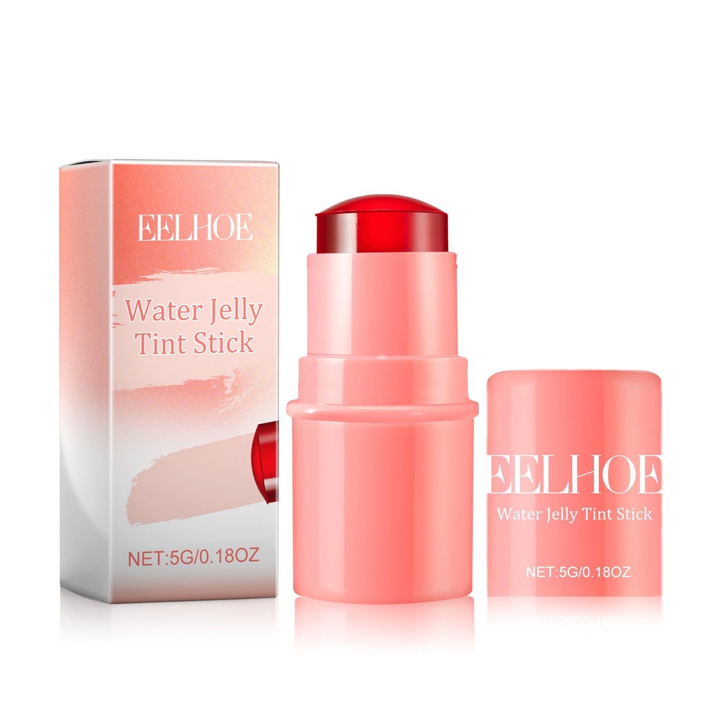 Compact jelly lip gloss in hand