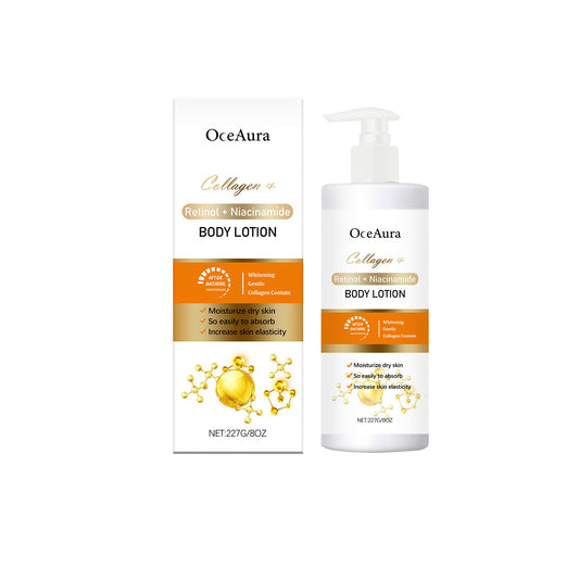 Milk collagen body lotion bottle