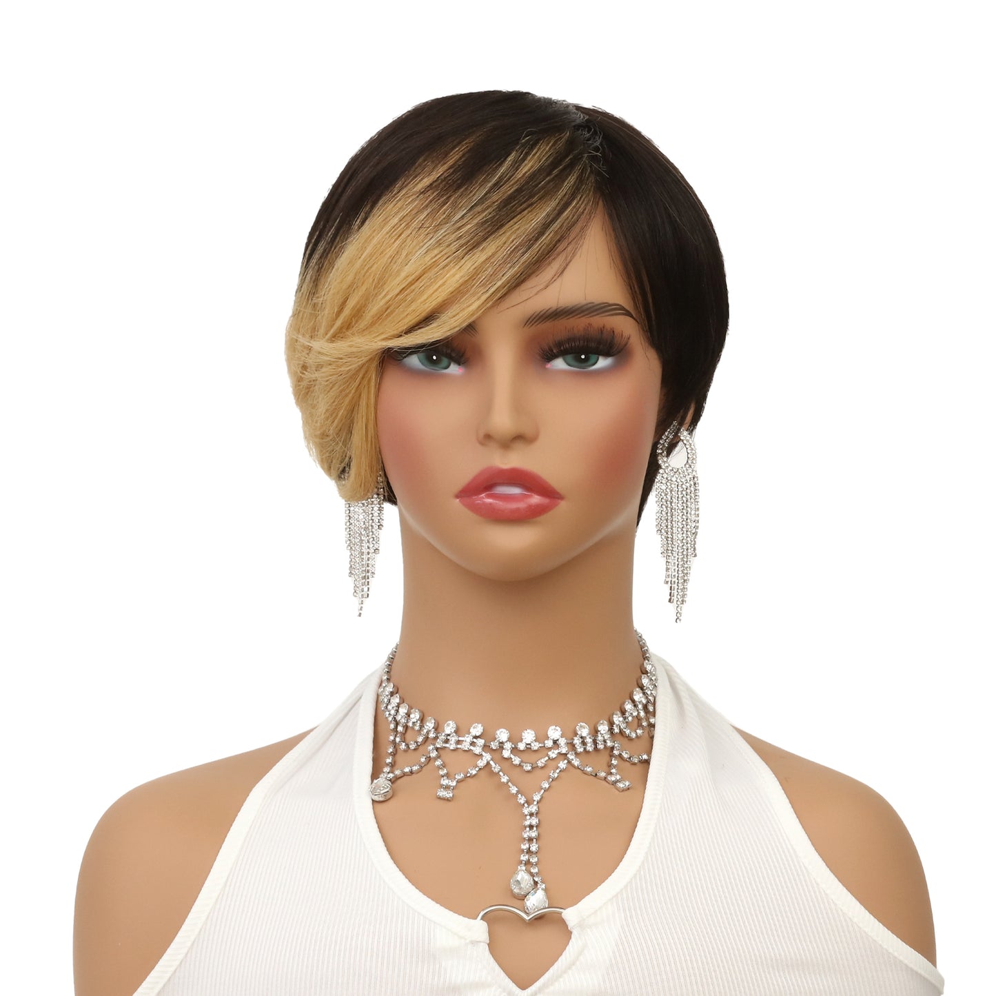 Non-toxic Brazil Remy hair wig with hat
