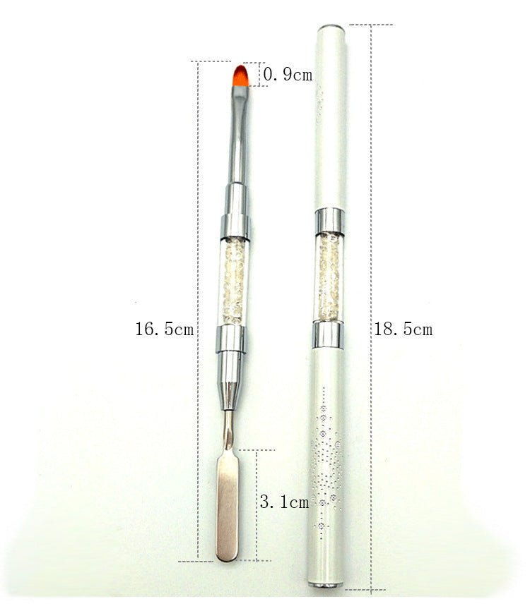 Smudge-free nail art glue set