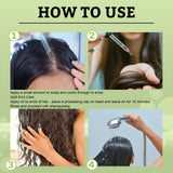 Natural rosemary mint scalp treatment