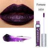 Glossy waterproof lipstick swatches