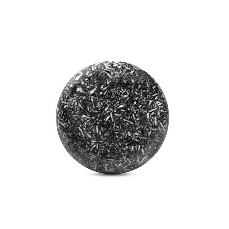 Bamboo charcoal soap bar for deep hair cleansing