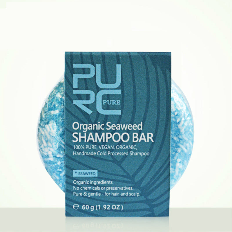 Natural hair soap with plant extracts