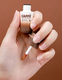 Lip balm texture on fingertip