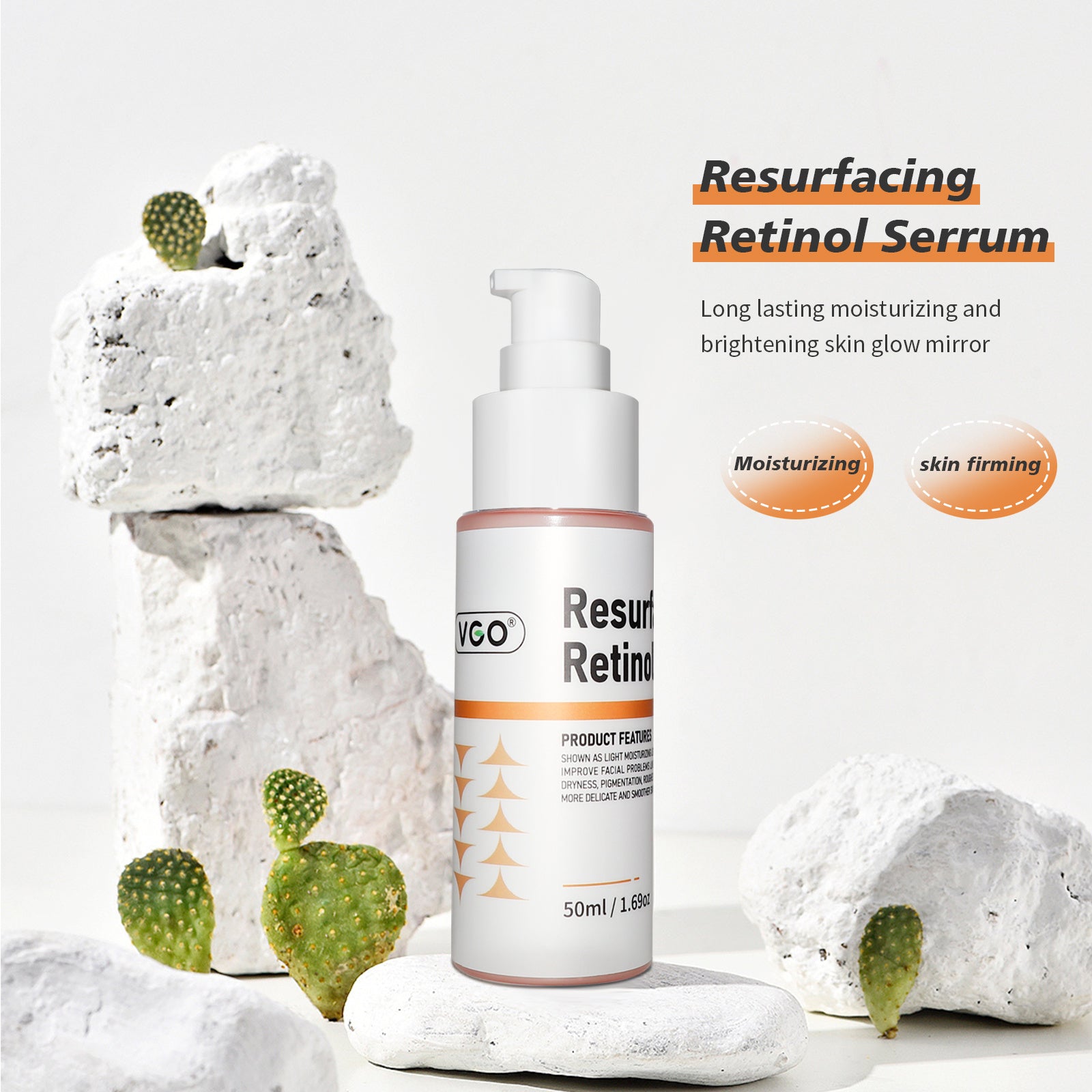 Retinol serum texture close-up