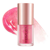 PHOFAY Lip Oil glossy texture on lips

