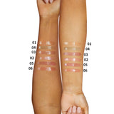 PHOFAY Lip Oil swatch on skin

