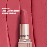 Long-Lasting PHOFAY Lipstick Close-Up