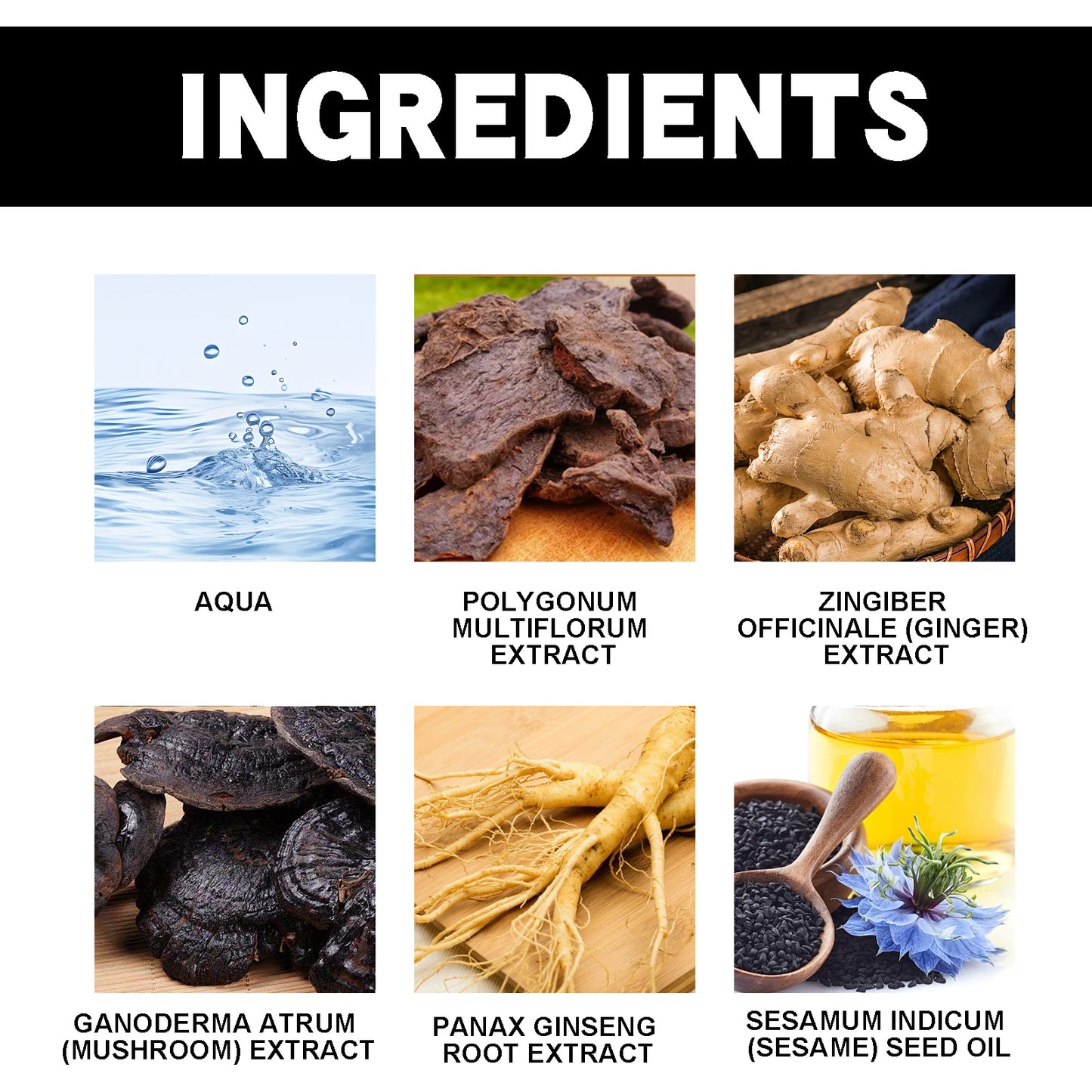 Herbal essence formula close-up

