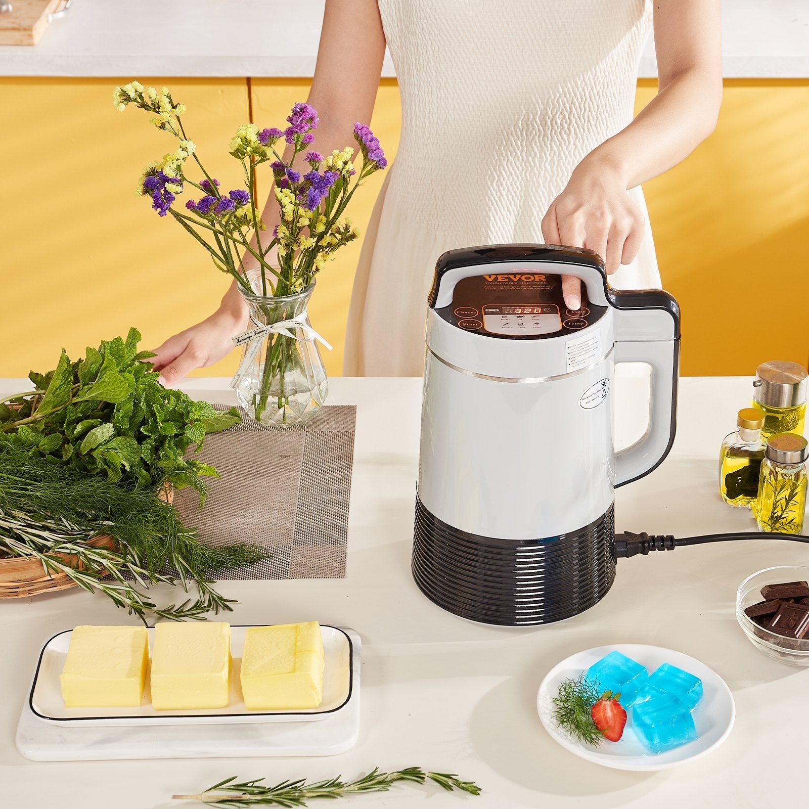 VEVOR butter maker with stainless steel body