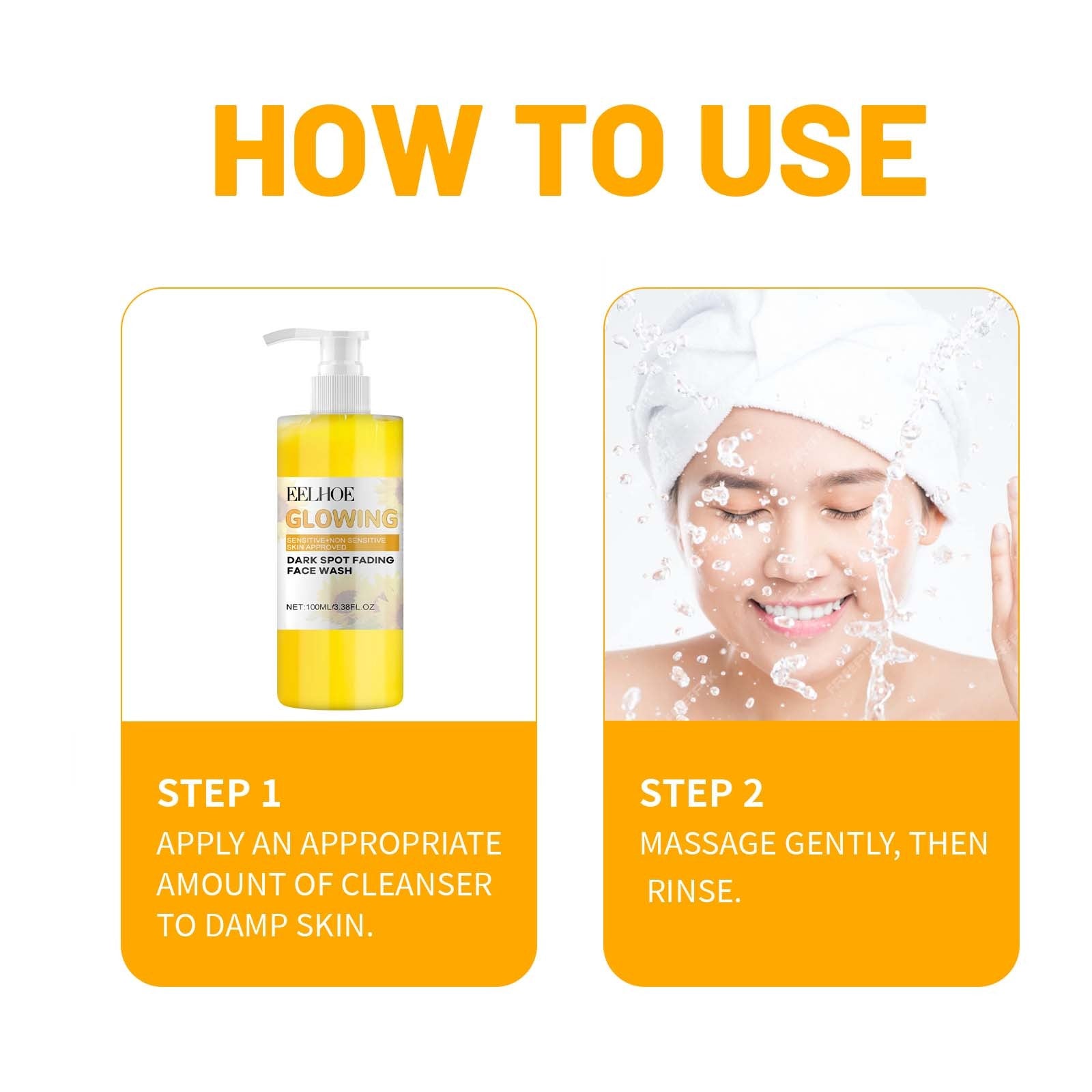 Eelhoe turmeric cleanser removing makeup