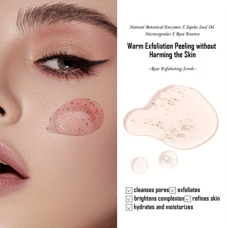 Natural exfoliator gel with no microbeads