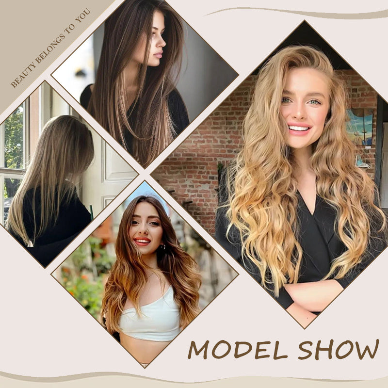 Affordable long clip in extensions for thick, full hair
