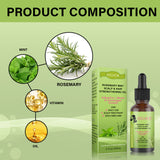Rosemary mint hair growth serum bottle