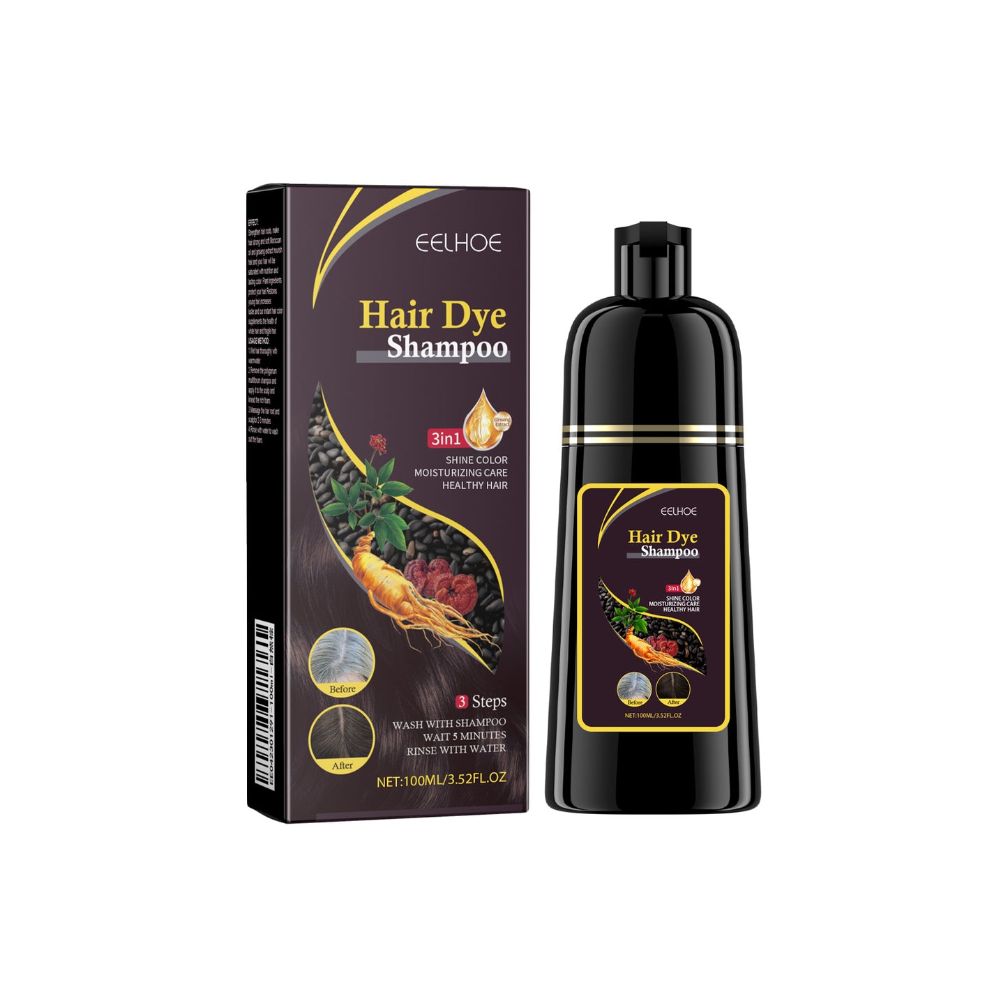 Organic Polygonum-based hair care