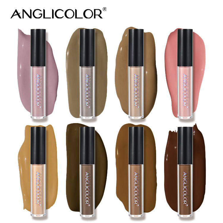 All 8 eyeshadow colors swatched on arm