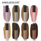All 8 eyeshadow colors swatched on arm