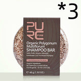 Shampoo bar promoting hair growth and shine