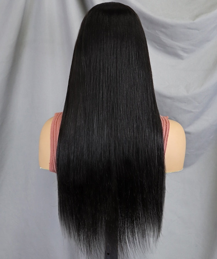 6x4 pre-plucked wig for Black women with transparent lace