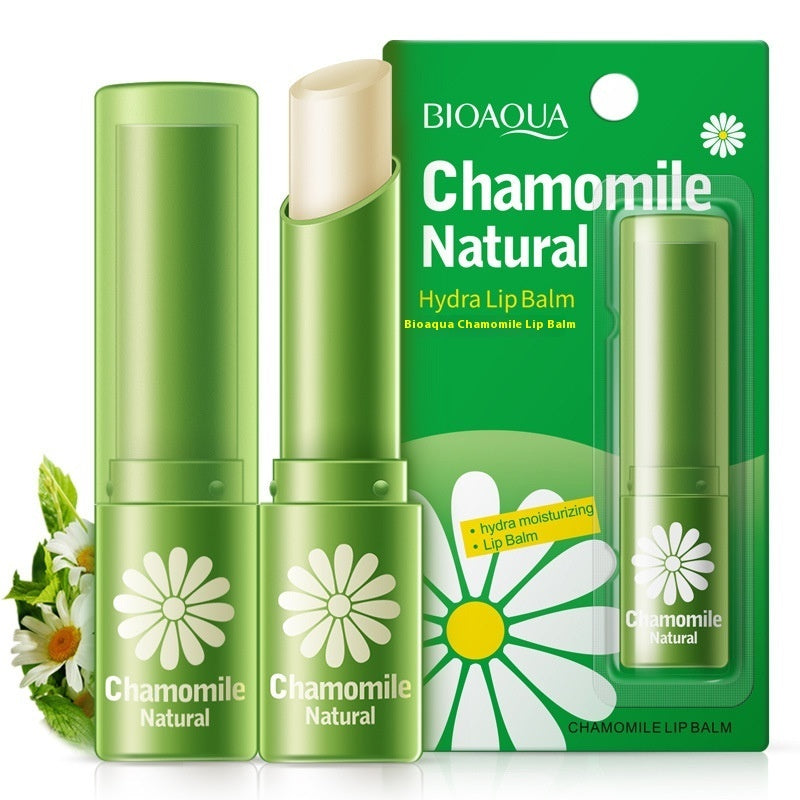 Open lip balm showing smooth texture