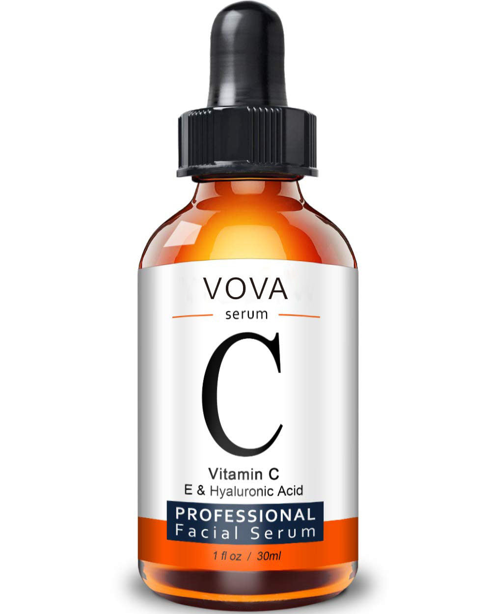 Serum bottle with natural elements