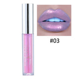 Close-up of non-sticky lip gloss texture