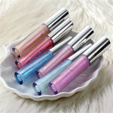 Lip gloss tube with holographic packaging

