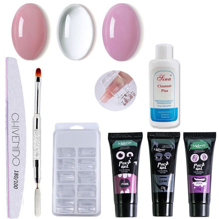 Full Nail Extension Set with accessories