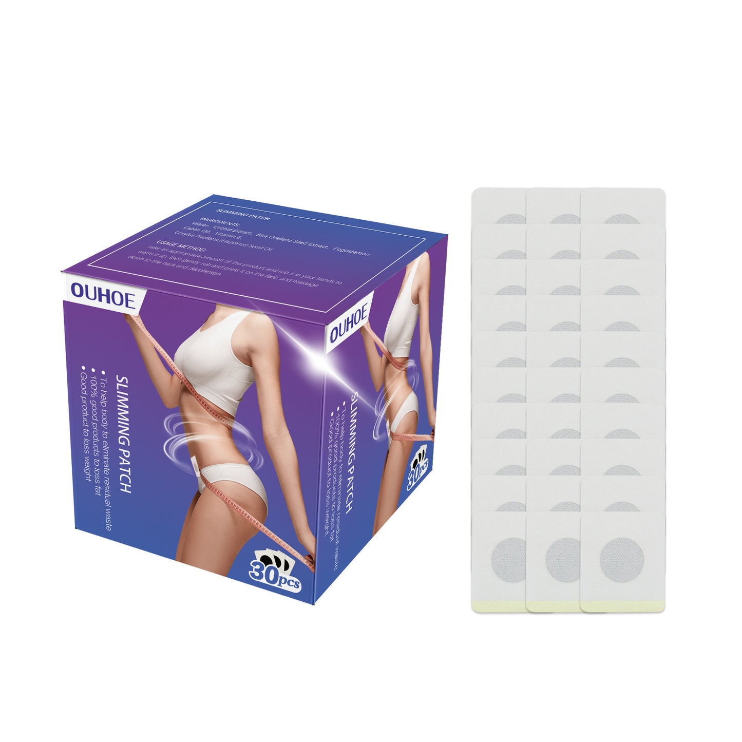 OUHOE herbal slimming patch front view