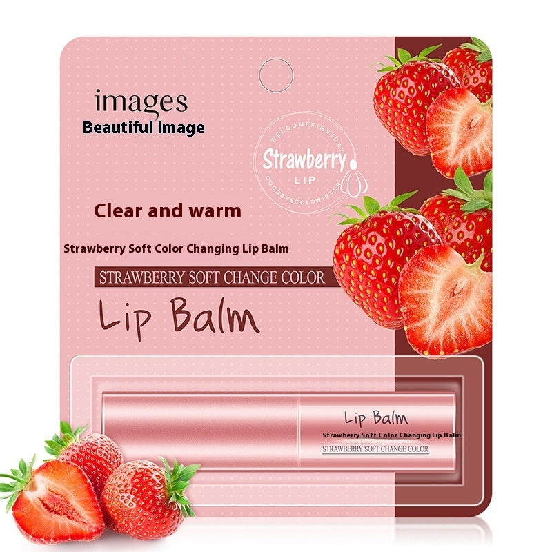 Botanical lip care product with flowers