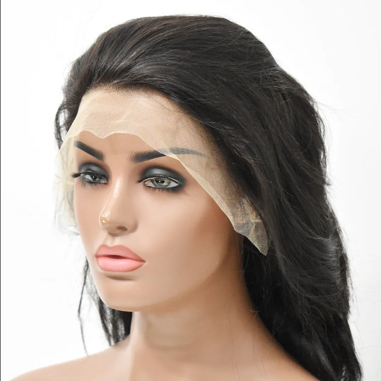 Single donor virgin hair wig in body wave