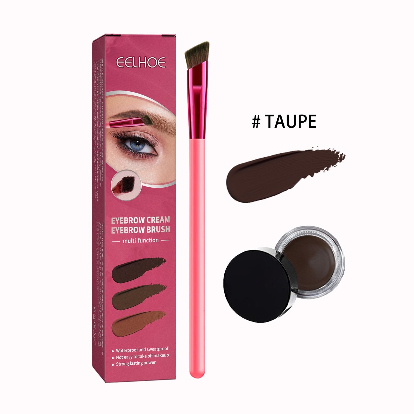 Filling sparse eyebrows with angled brush