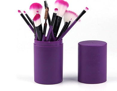 angled blush brush with soft bristles

