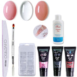 Clean and strong nail glue application