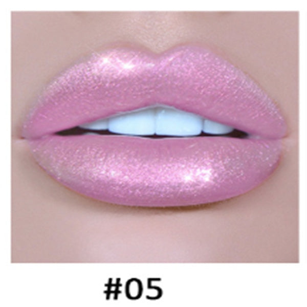 Vegan polarized lip gloss in pink tint
