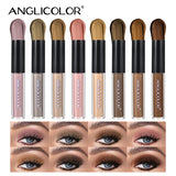 Liquid eyeshadow applicator wand