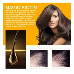 Nourishing hair oil with biotin