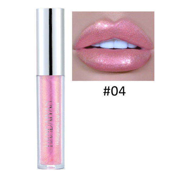 Cruelty-free polarized lip gloss product