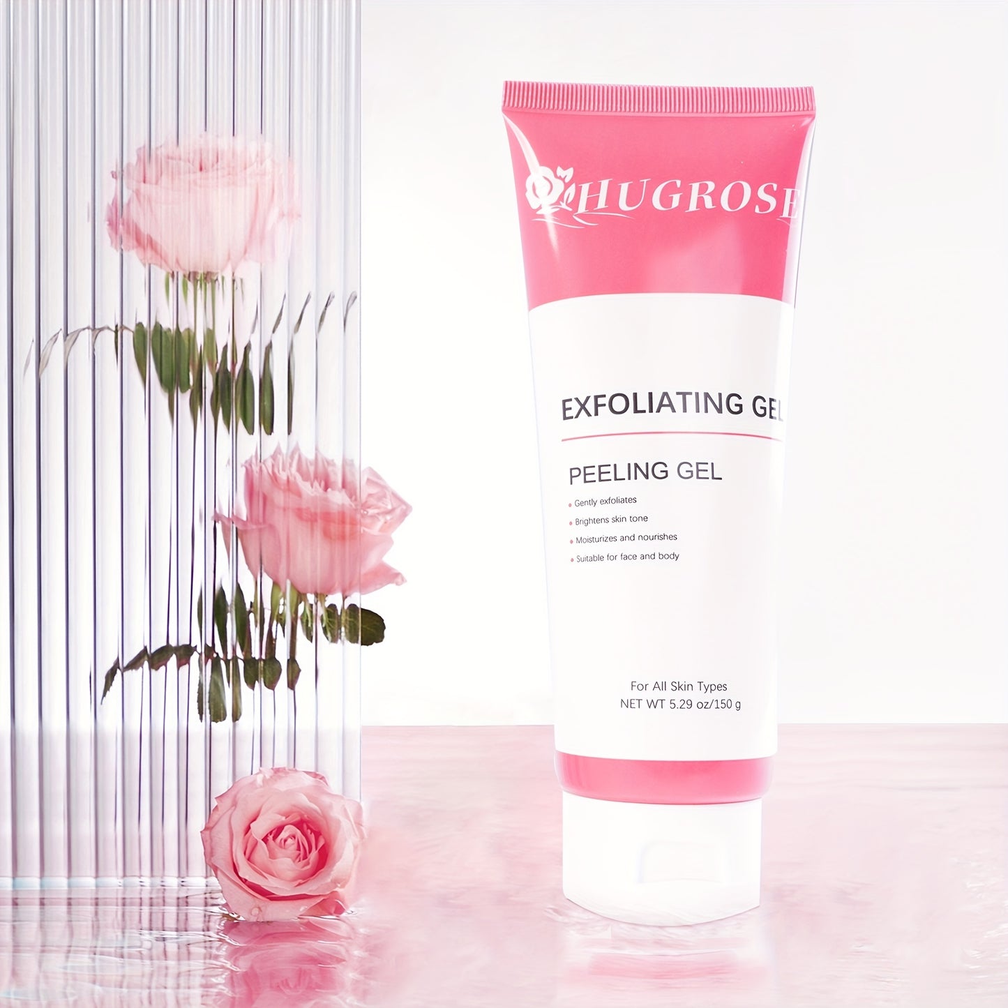 Radiant glowing skin after Hugrose