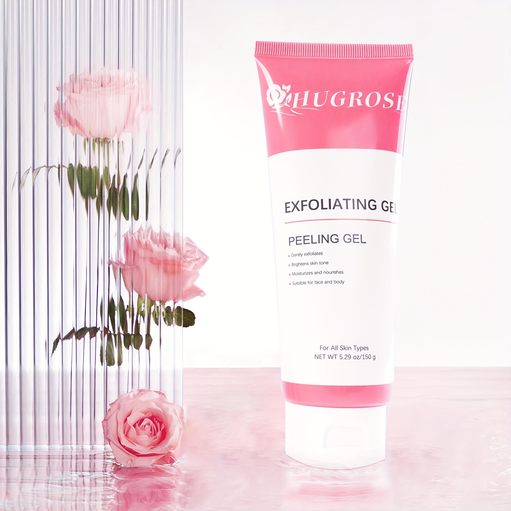 Radiant glowing skin after Hugrose