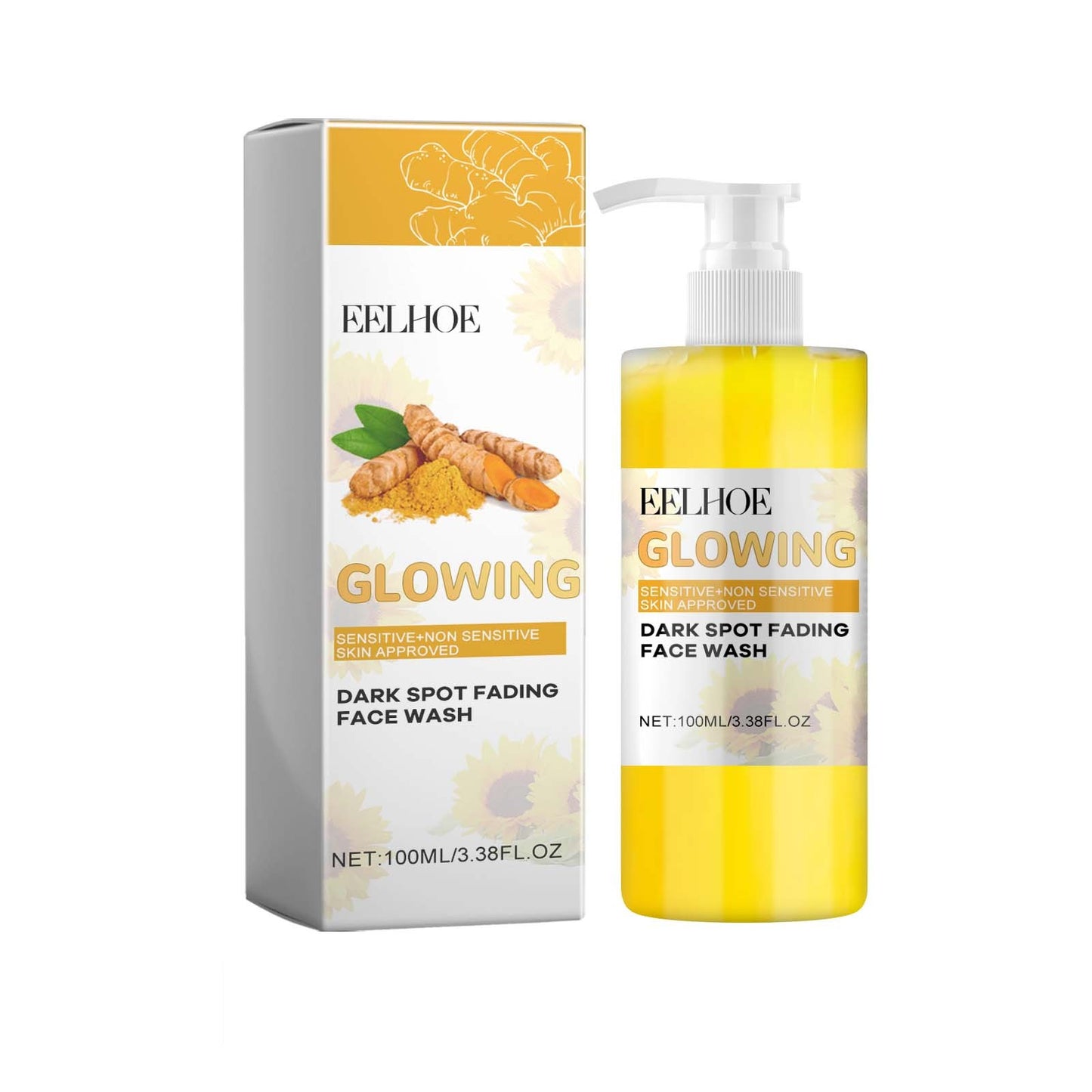 Natural turmeric skincare cleanser