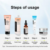 Step-by-step facial routine