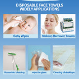 Single-use towel for facial care