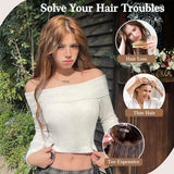 Clip in hairpieces for women – 24-inch synthetic extensions