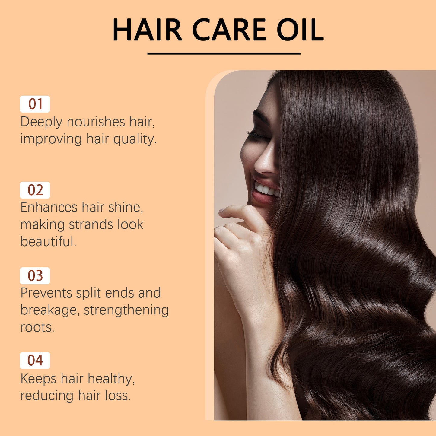 Natural oil blend for hair repair