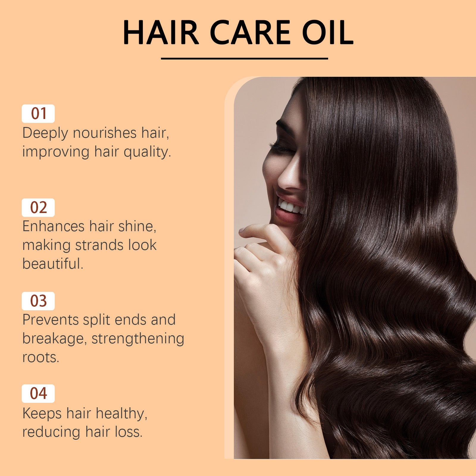 Natural oil blend for hair repair